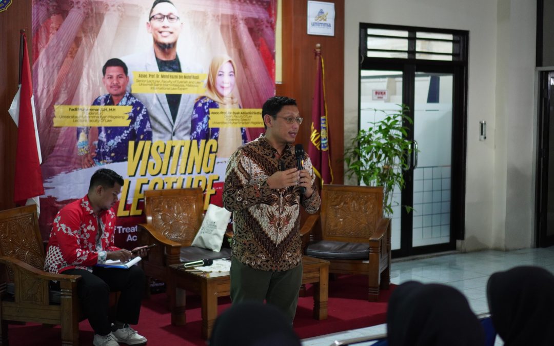 FH UNIMMA Gelar Visiting Lecture, Bahas Batas Maritim Asia Tenggara bersama Pakar Hukum Laut Malaysia