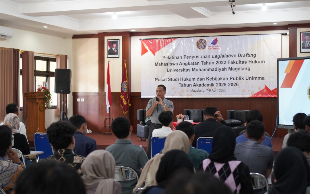 Siapkan Lulusan Siap Kerja, FH UNIMMA Selenggarakan Pelatihan Legislative Drafting